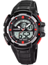 CALYPSO - OROLOGIO  UOMO K5767/3 CASSA IN GOMMA MULTICINTURINO NERO