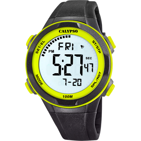 CALYPSO - OROLOGIO K5780/1 CINTURINO IN GOMMA BIANCA