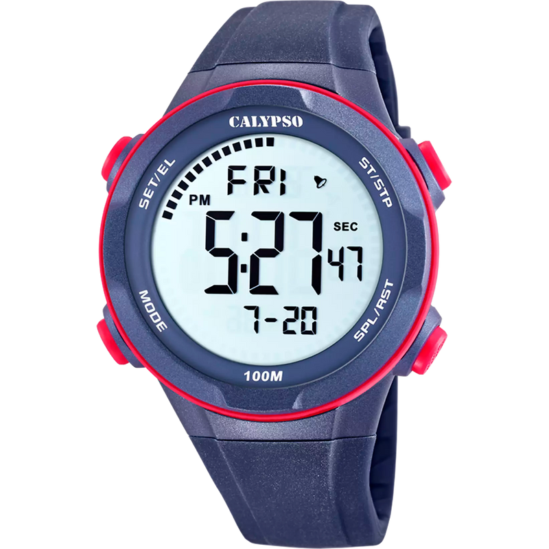 CALYPSO - OROLOGIO  K5780/4 CINTURINO IN GOMMA BIANCA