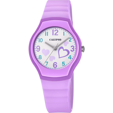 CALYPSO - OROLOGIO JUNIOR COLLECTION K5806/3 BIANCO CINTURINO GOMMA