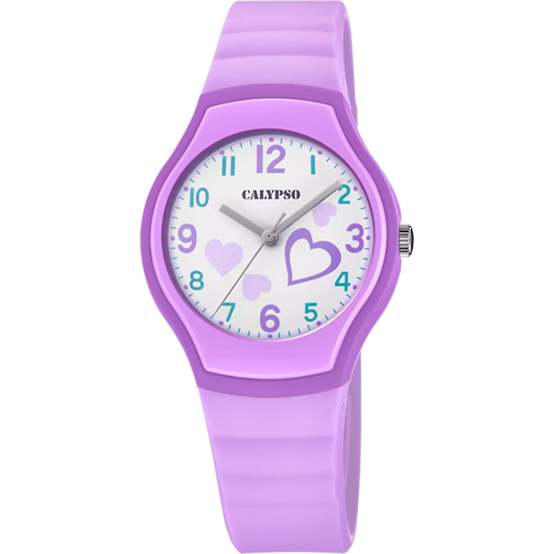 CALYPSO - OROLOGIO JUNIOR COLLECTION K5806/3 BIANCO CINTURINO GOMMA