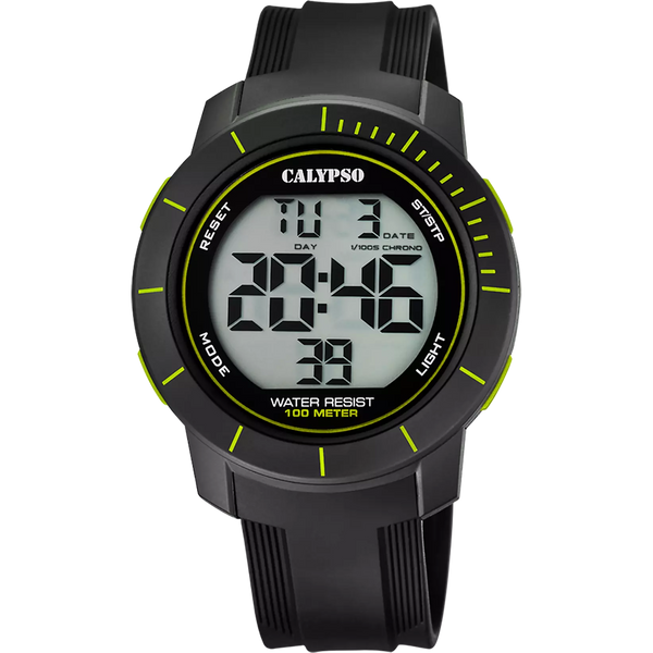 CALYPSO - OROLOGIO  SPLASH COLOR K5839/1 CINTURINO IN GOMMA NERA