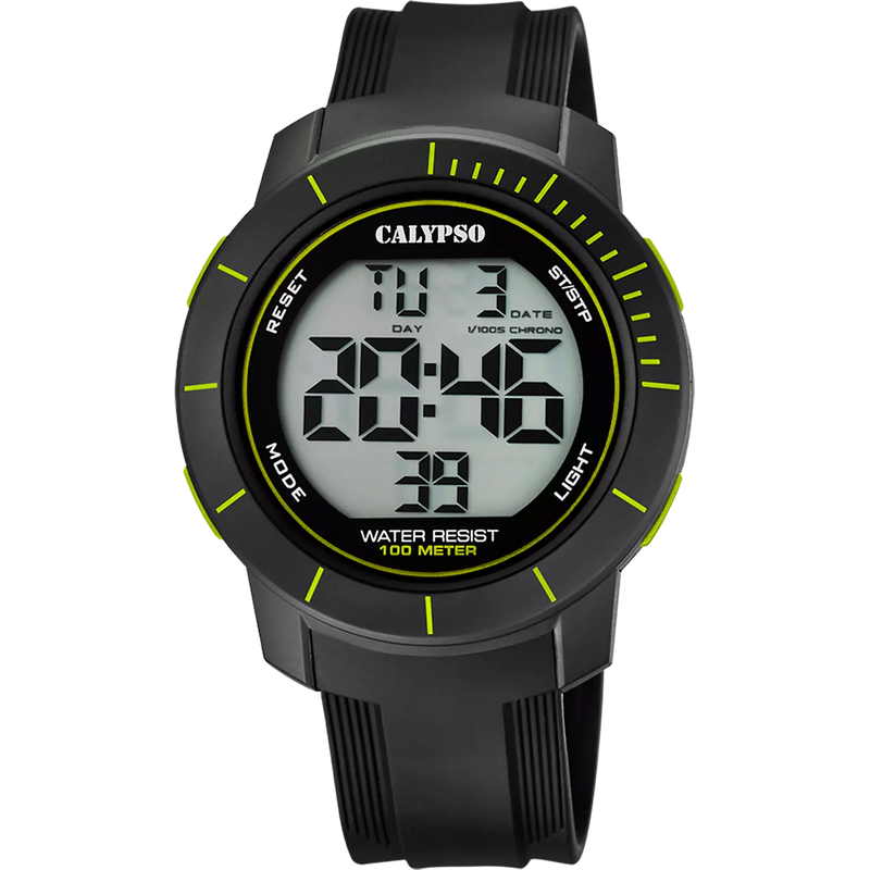 CALYPSO - OROLOGIO  SPLASH COLOR K5839/1 CINTURINO IN GOMMA NERA