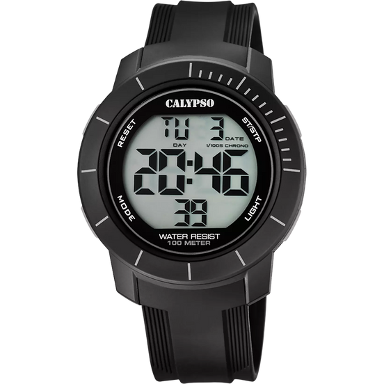 CALYPSO - OROLOGIO SPLASH COLOUR K5839/4 CINTURINO IN GOMMA NERA