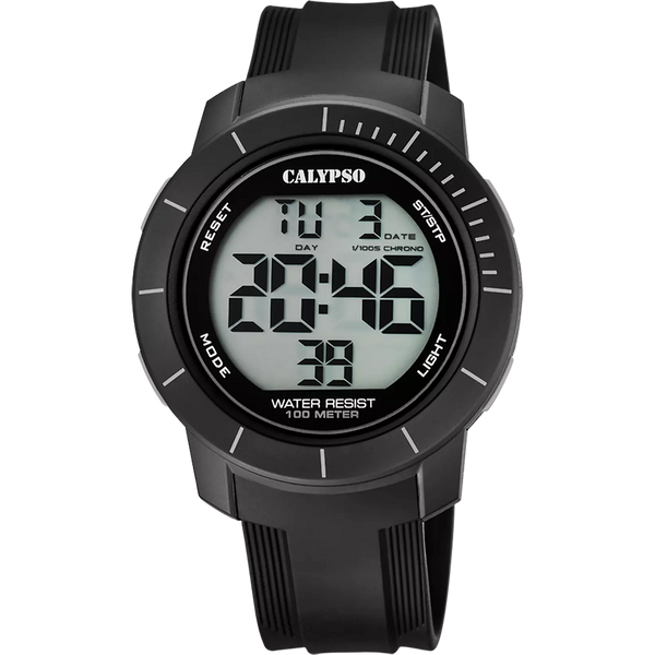 CALYPSO - OROLOGIO SPLASH COLOUR K5839/4 CINTURINO IN GOMMA NERA