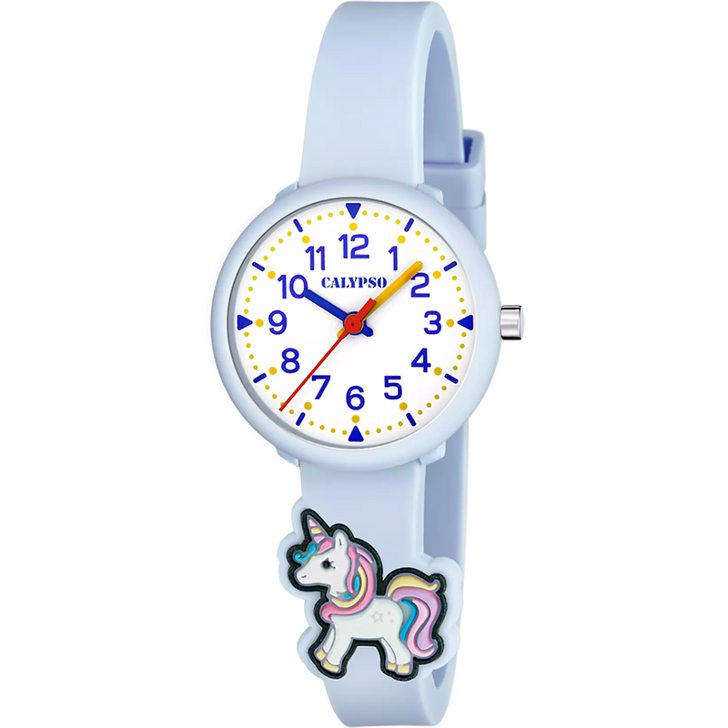 CALYPSO - OROLOGIO  K5844/3 AZZURO CINGHIA GOMMA