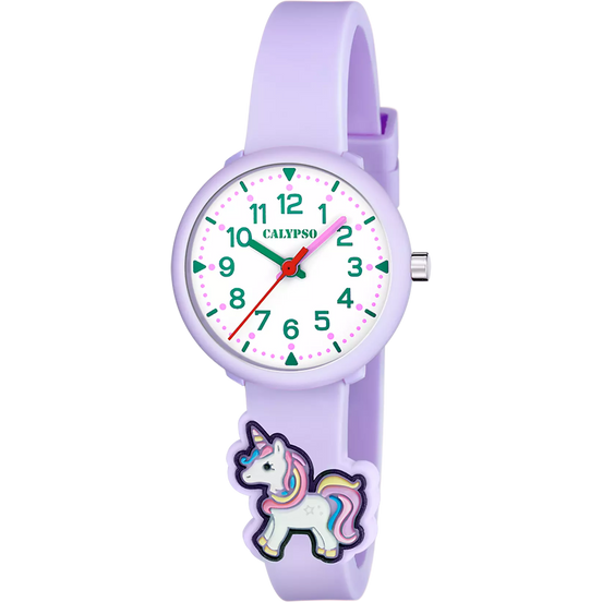 CALYPSO  - OROLOGIO K5844/4 VIOLA CINGHIA GOMMA