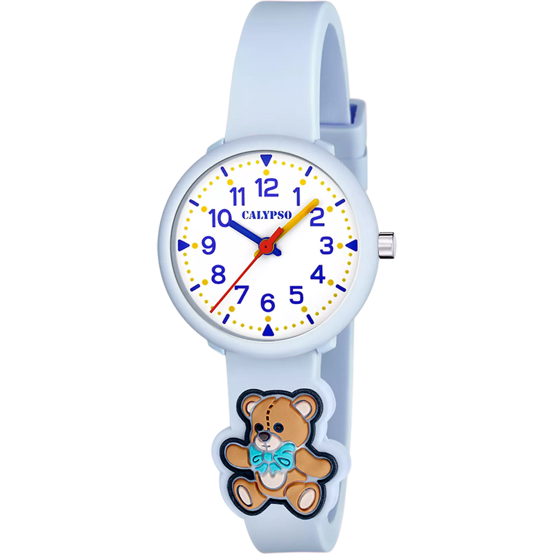 CALYPSO - OROLOGIO  K5844/6 AZZURO CINGHIA GOMMA