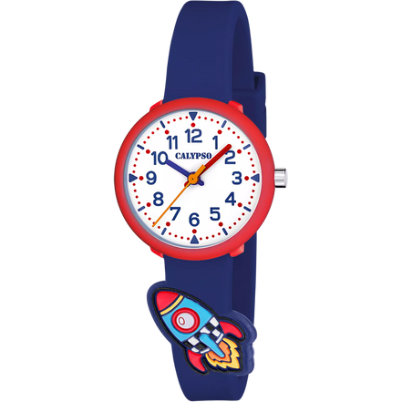 CALYPSO - OROLOGIO  K5845/2 BLANCO CINGHIA GOMMA
