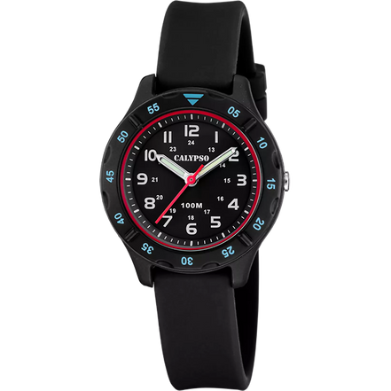 CALYPSO  - OROLOGIO JUNIOR COLLECTION K5847/4 NERO