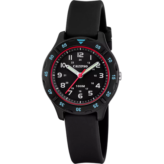 CALYPSO  - OROLOGIO JUNIOR COLLECTION K5847/4 NERO