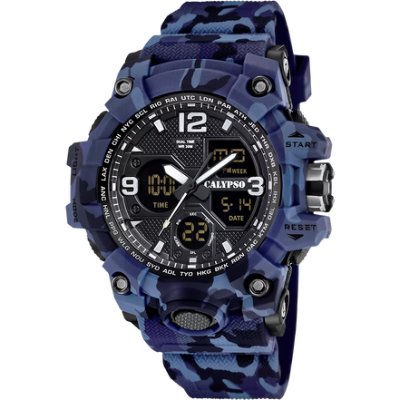 CALYPSO - OROLOGIO  K5855/2 AZZURO