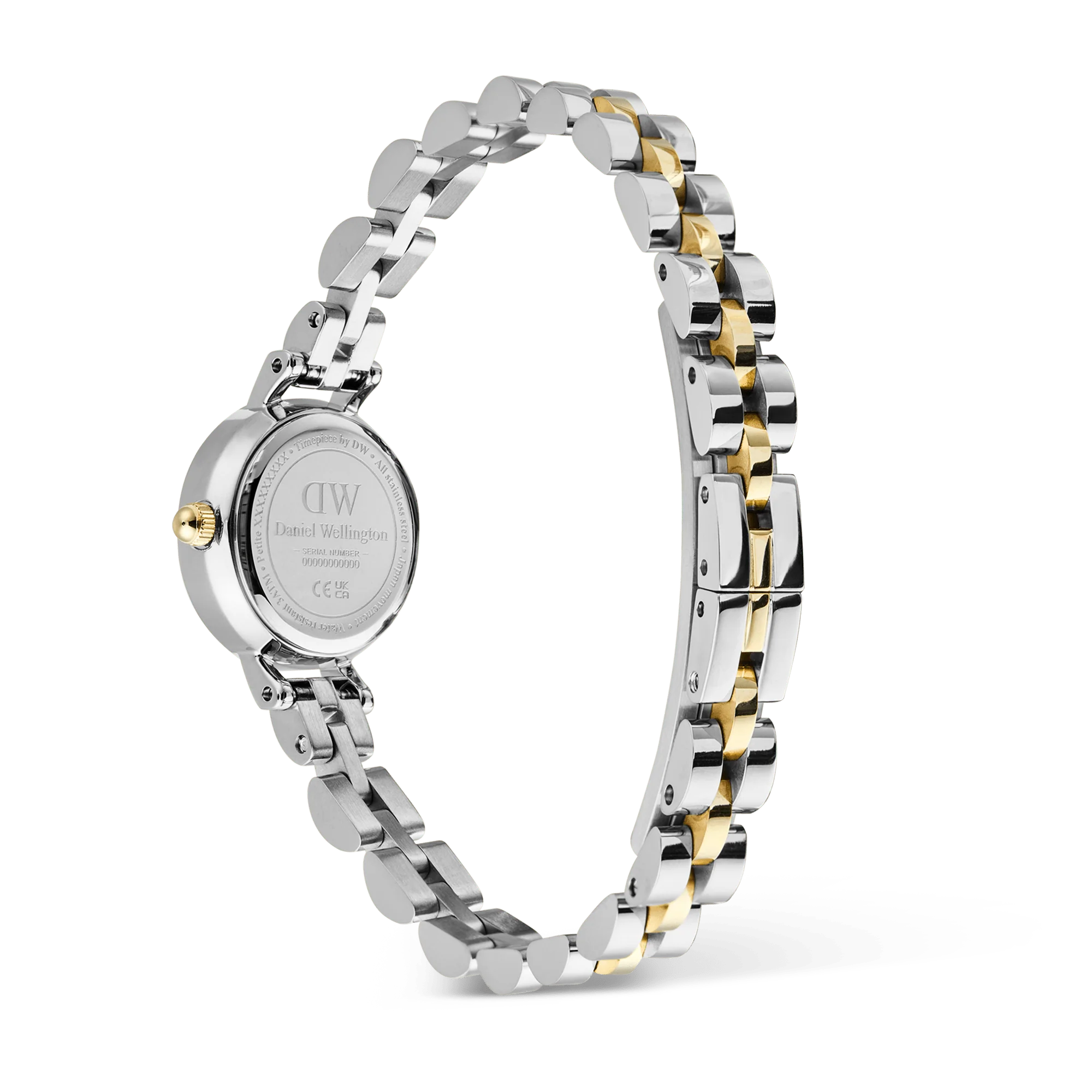 Daniel Wellington - Petite Mini Arch 3-Link Two Tone Gold