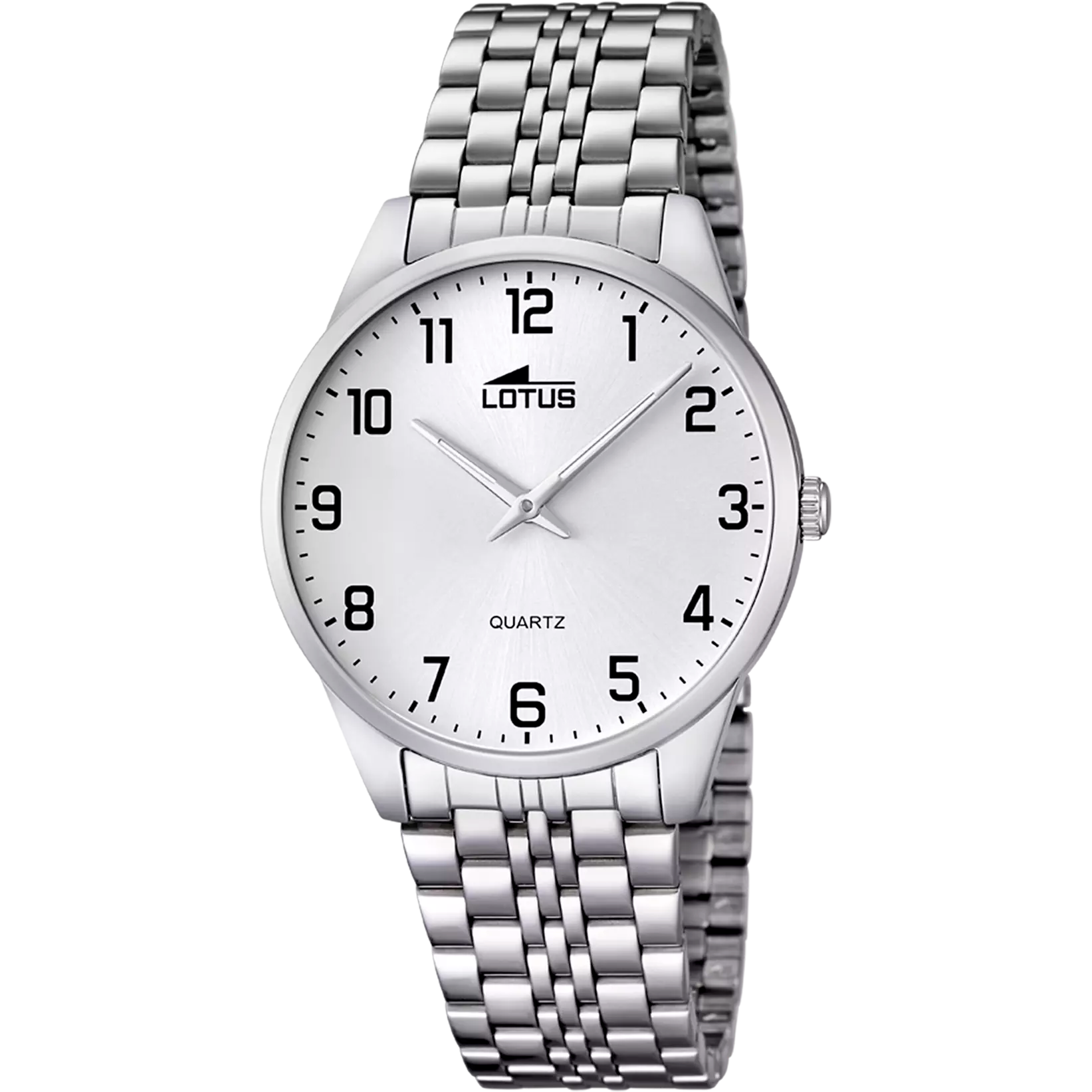 LOTUS - OROLOGIO ACCIAIO CLASSICO 15883/1 BIANCO BRACCIALE IN ACIAIO