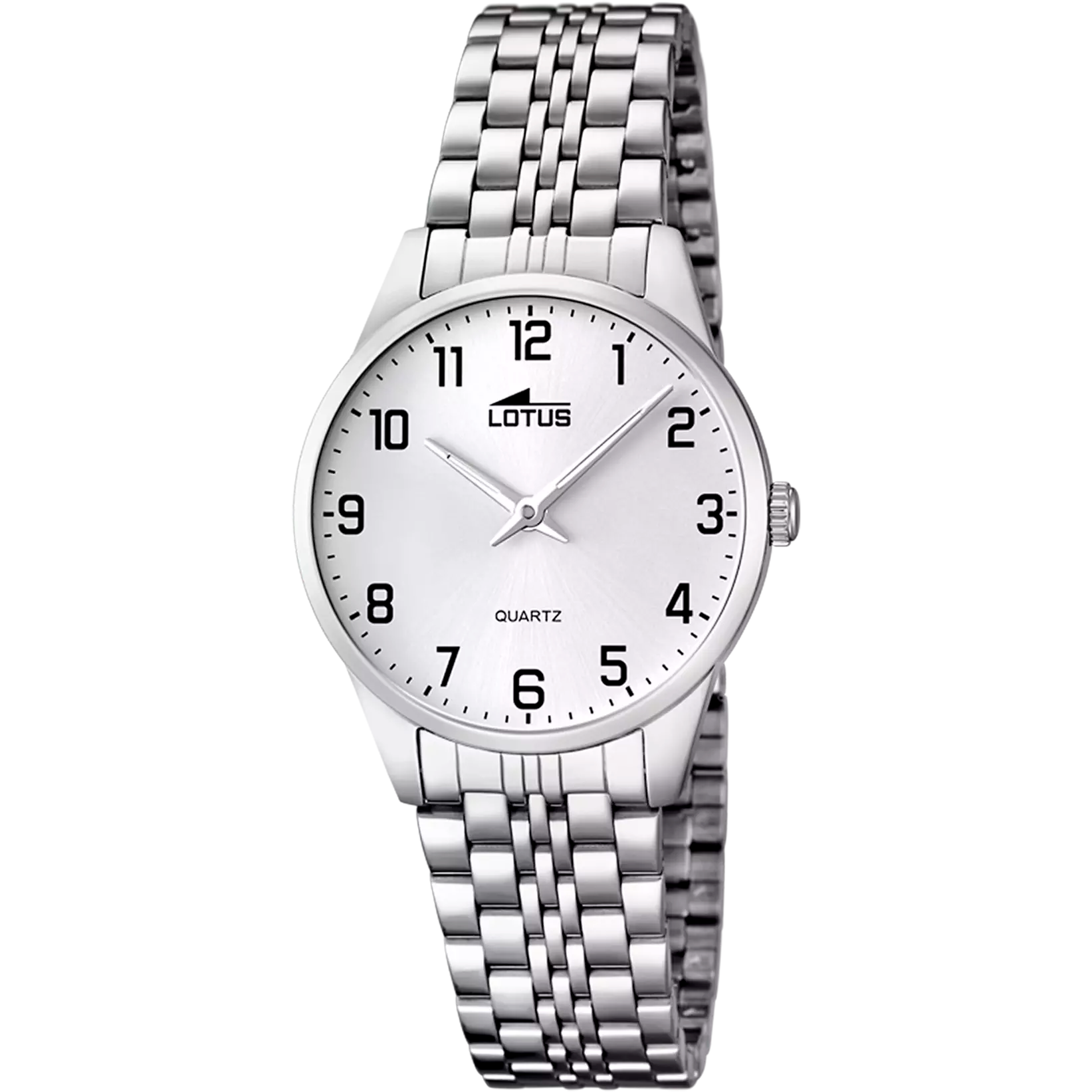 OROLOGIO LOTUS ACCIAIO CLASSICO 15884/1 BIANCO BRACCIALE IN ACIAIO