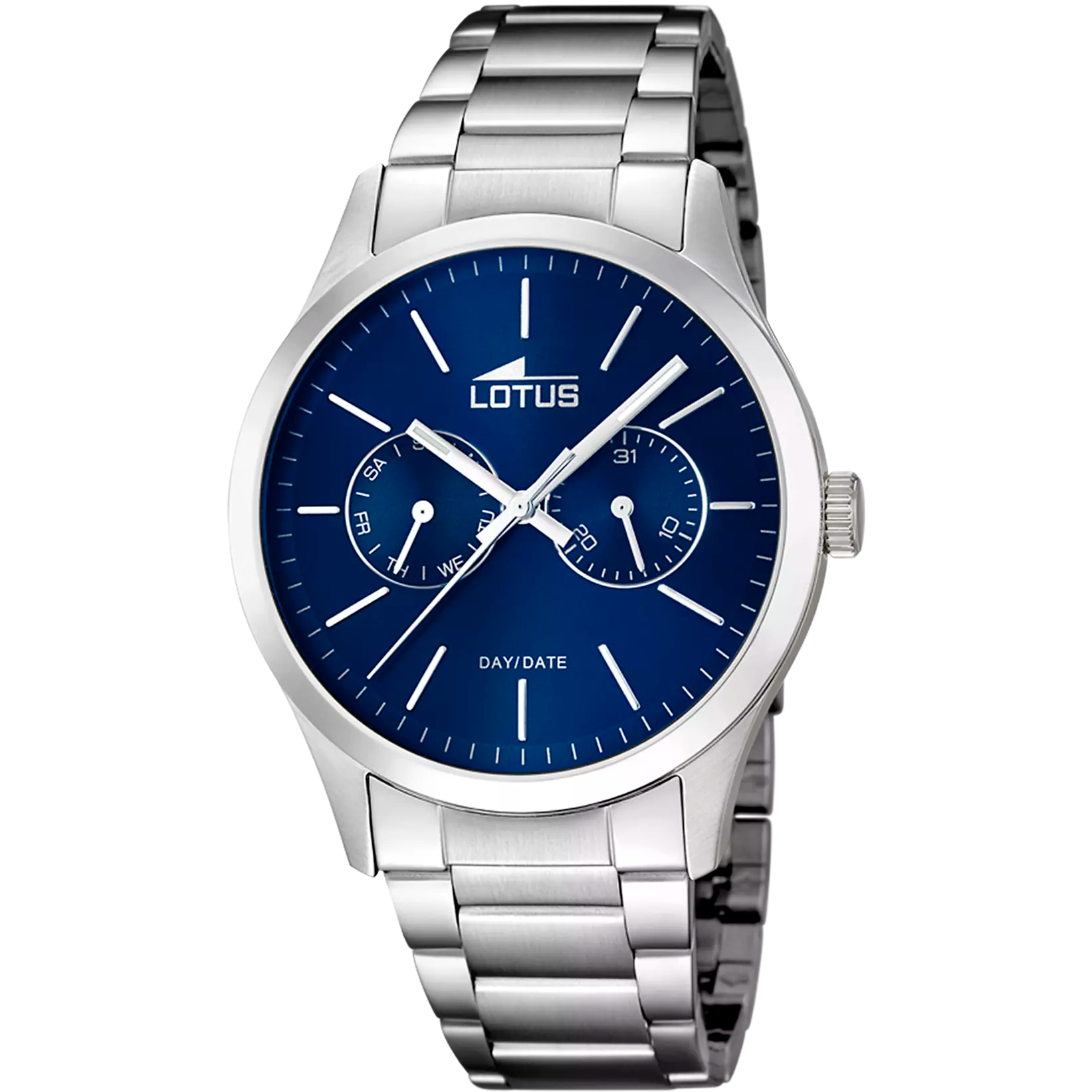 LOTUS - OROLOGIO MINIMALIST 15954/5 AZZURO BRACCIALE IN ACIAIO