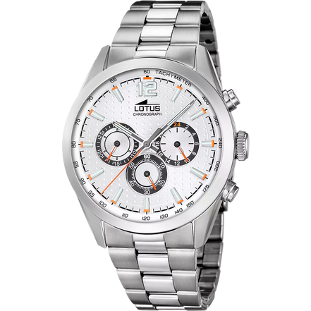 LOTUS - OROLOGIO 18152/A SILVER CINGHIA ACCIAIO INOSSIDABILE 316L