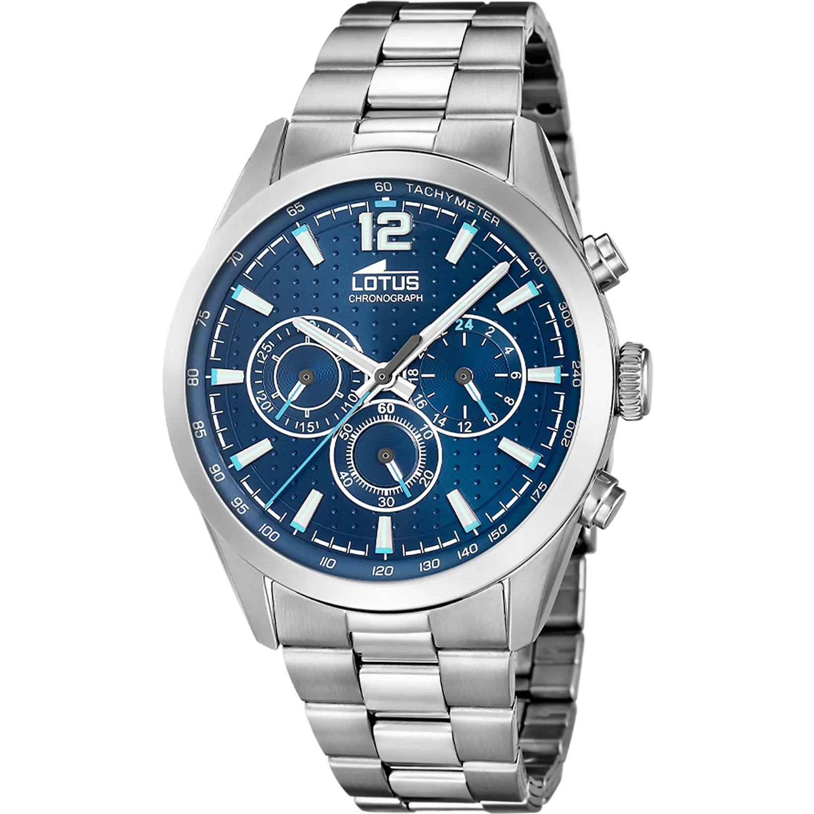 LOTUS - OROLOGIO  18152/C AZZURO CINGHIA ACCIAIO INOSSIDABILE 316L