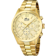 OROLOGIO LOTUS MINIMALIST 18153/2 CHAMPAGNE BRACCIALE IN ACIAIO, UOMO
