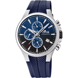 OROLOGIO LOTUS 18621/B AZZURO CINGHIA GOMMA, UOMO