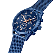 Lotus Minimalist orologio 43mm uomo azzurro bracciale in acciaio 18638/1