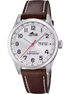 LOTUS - OROLOGIO  CLASSIC STEEL 18671/1 BLANCO, CINTURINO IN PELLE