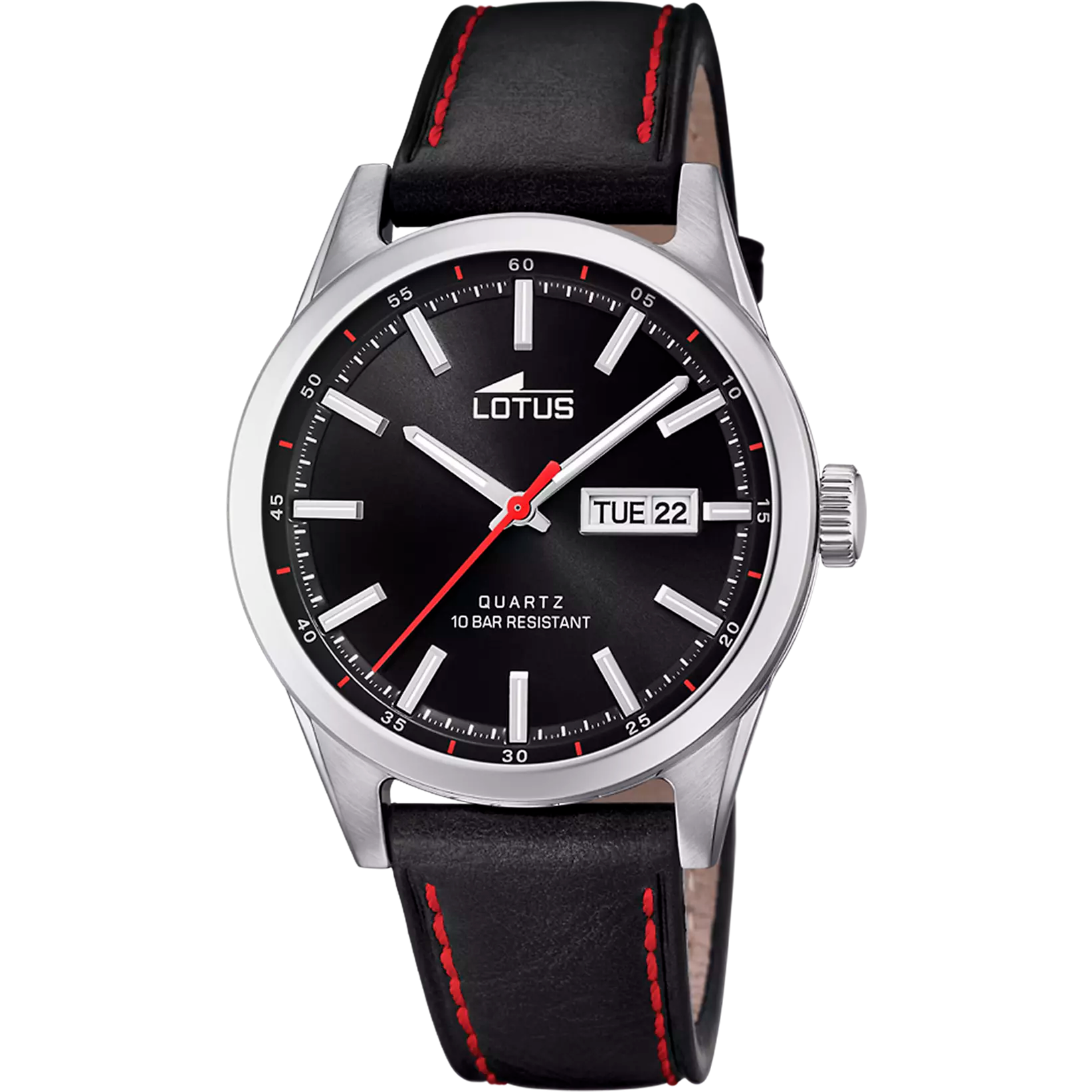 LOTUS  - OROLOGIO CLASSIC STEEL 18671/4 NERO CINTURINO IN PELLE