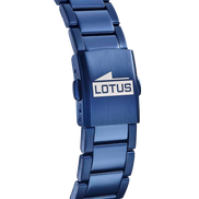 OROLOGIO LOTUS CHRONO 18680/1 AZZURO BRACCIALE IN ACIAIO, UOMO