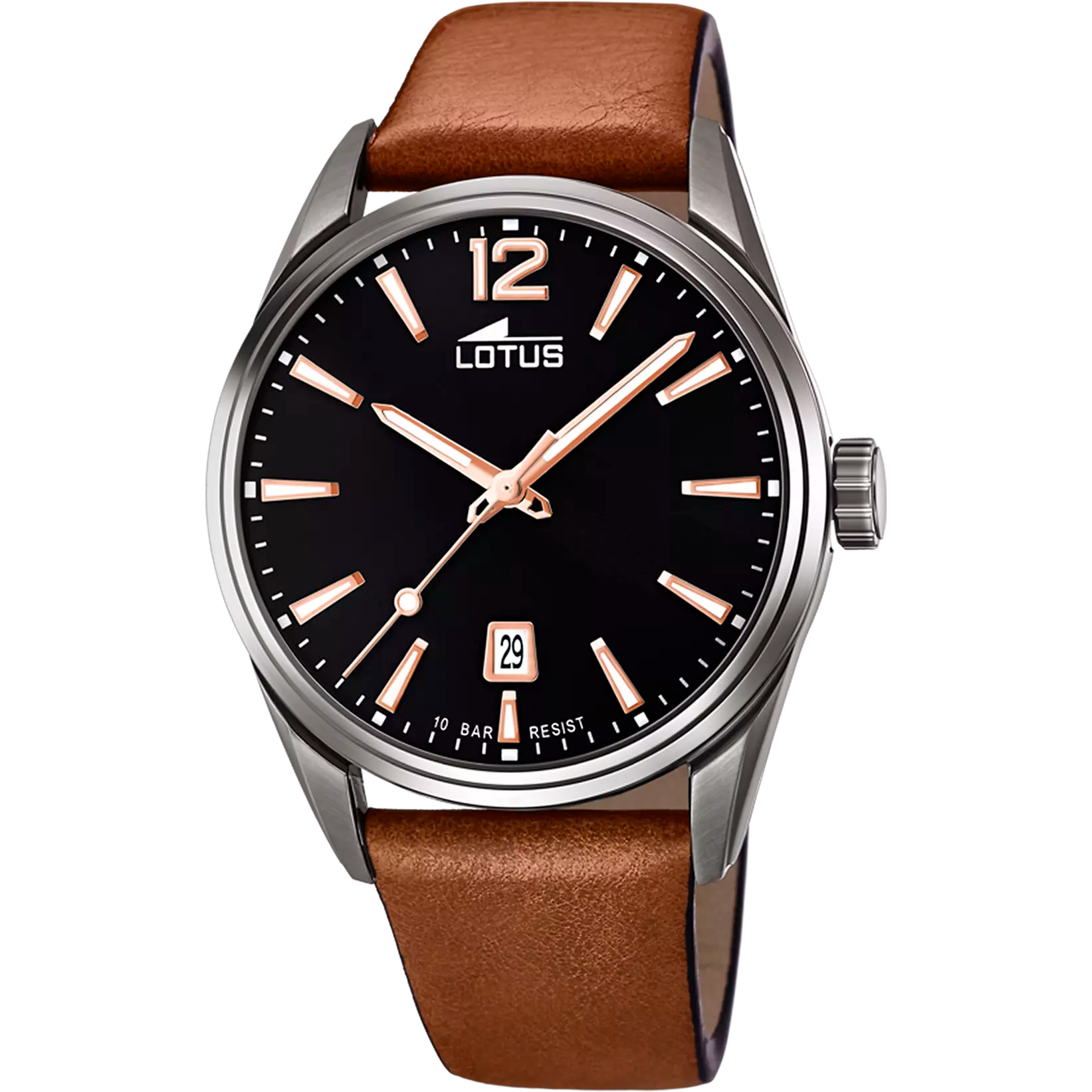OROLOGIO LOTUS CHRONO 18685/2 NERO CINTURINO IN PELLE, UOMO