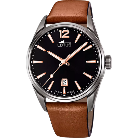 OROLOGIO LOTUS CHRONO 18685/2 NERO CINTURINO IN PELLE, UOMO