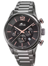 OROLOGIO LOTUS CHRONO 18686/2 NERO BRACCIALE IN ACIAIO, UOMO