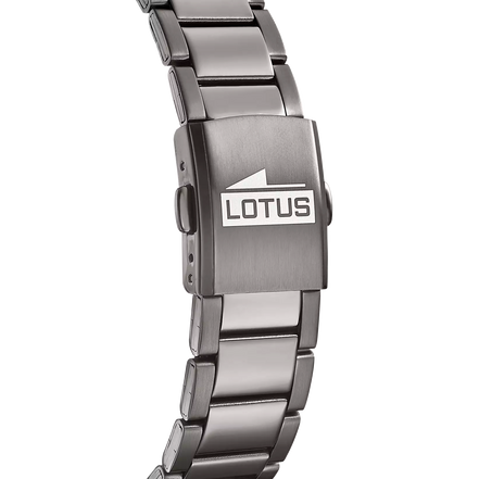 OROLOGIO LOTUS CHRONO 18686/2 NERO BRACCIALE IN ACIAIO, UOMO