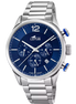 OROLOGIO LOTUS CHRONO 18688/1 AZZURO BRACCIALE IN ACIAIO, UOMO