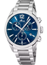 OROLOGIO LOTUS CHRONO 18690/1 AZZURO BRACCIALE IN ACIAIO, UOMO