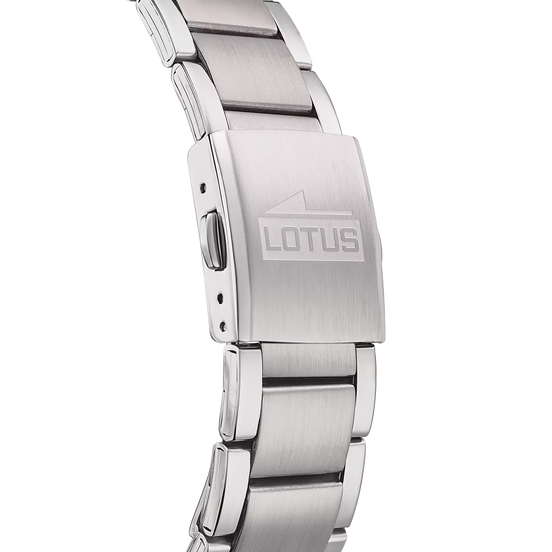 OROLOGIO LOTUS CHRONO 18690/2 AZZURO BRACCIALE IN ACIAIO, UOMO