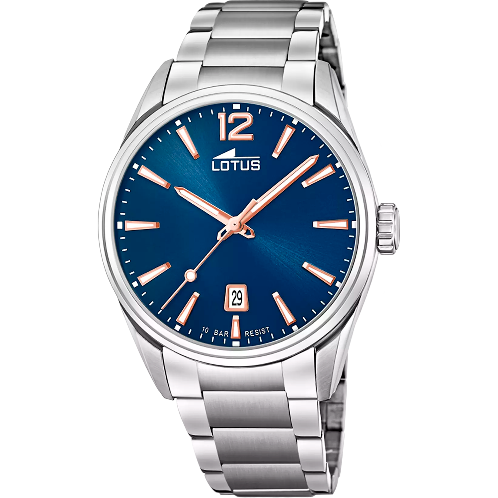 Lotus Chrono orologio 42mm uomo bracciale in acciaio 18692/2