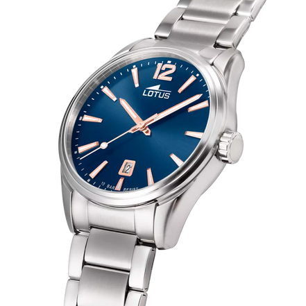 Lotus Chrono orologio 42mm uomo bracciale in acciaio 18692/2