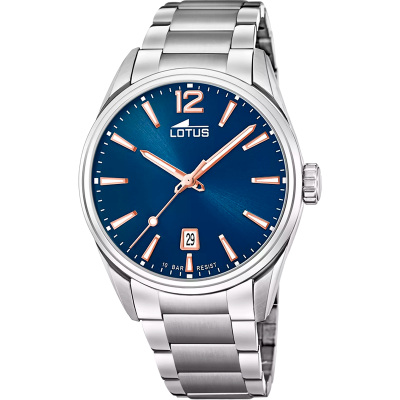 Lotus Chrono orologio 42mm uomo bracciale in acciaio 18692/2