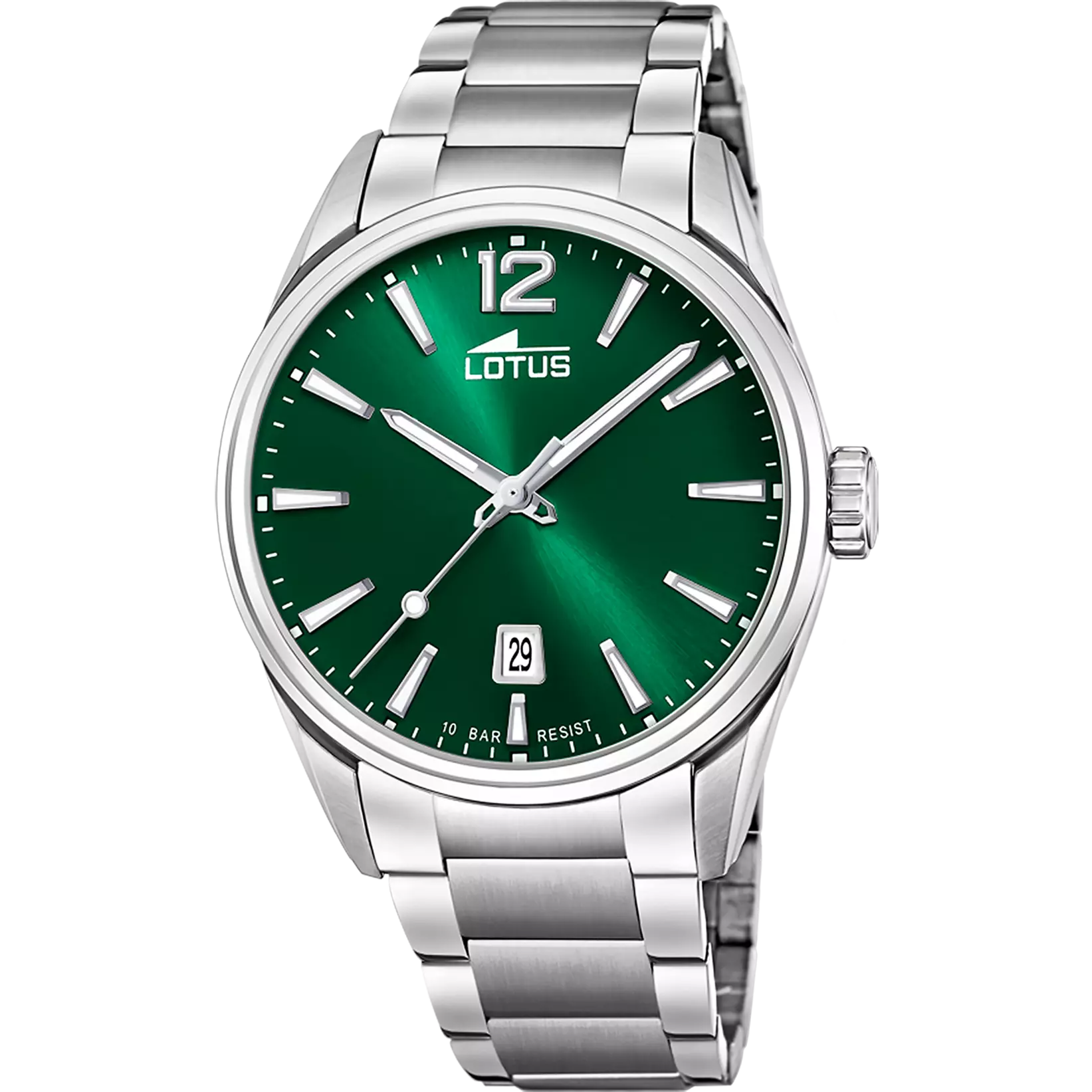 OROLOGIO LOTUS MINIMALIST 18692/4 VERDE CINGHIA ACCIAIO INOSSIDABILE 316L, UOMO