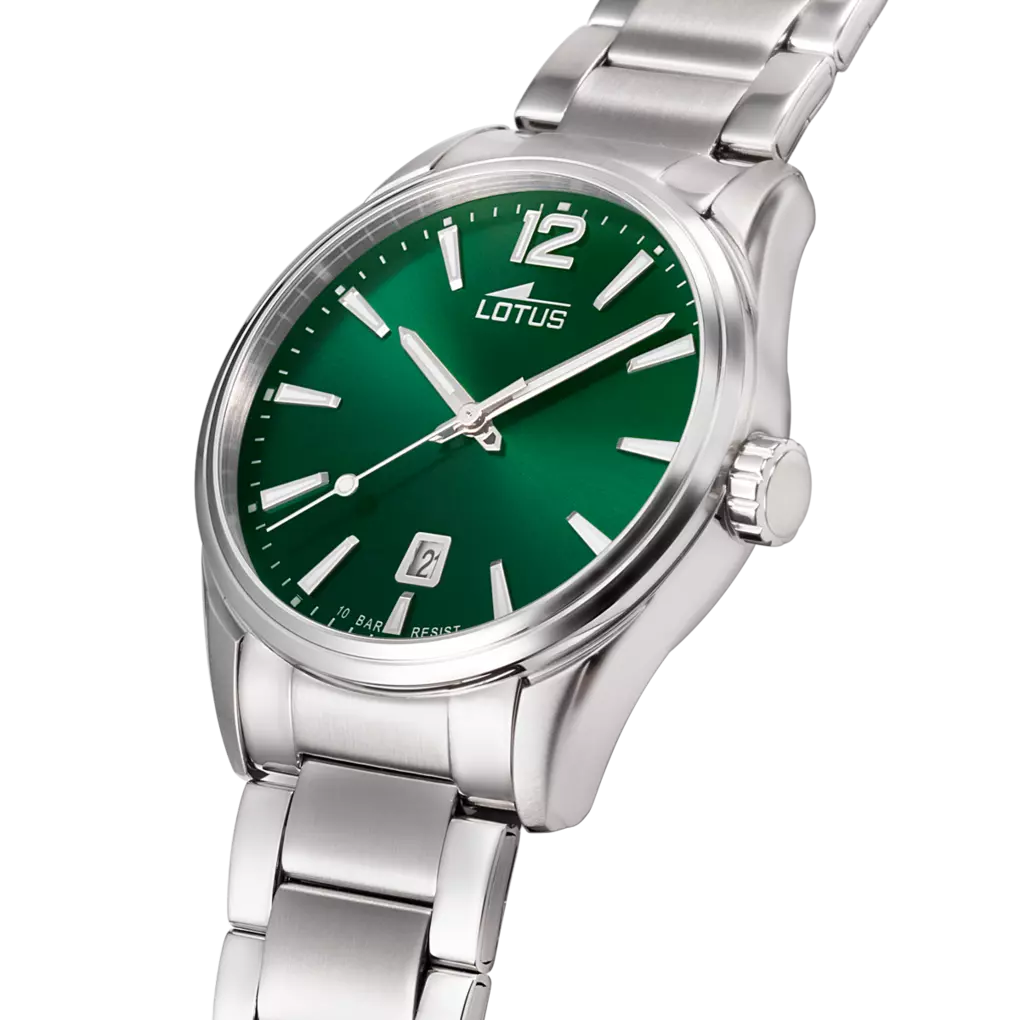 OROLOGIO LOTUS MINIMALIST 18692/4 VERDE CINGHIA ACCIAIO INOSSIDABILE 316L, UOMO