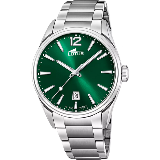 OROLOGIO LOTUS MINIMALIST 18692/4 VERDE CINGHIA ACCIAIO INOSSIDABILE 316L, UOMO