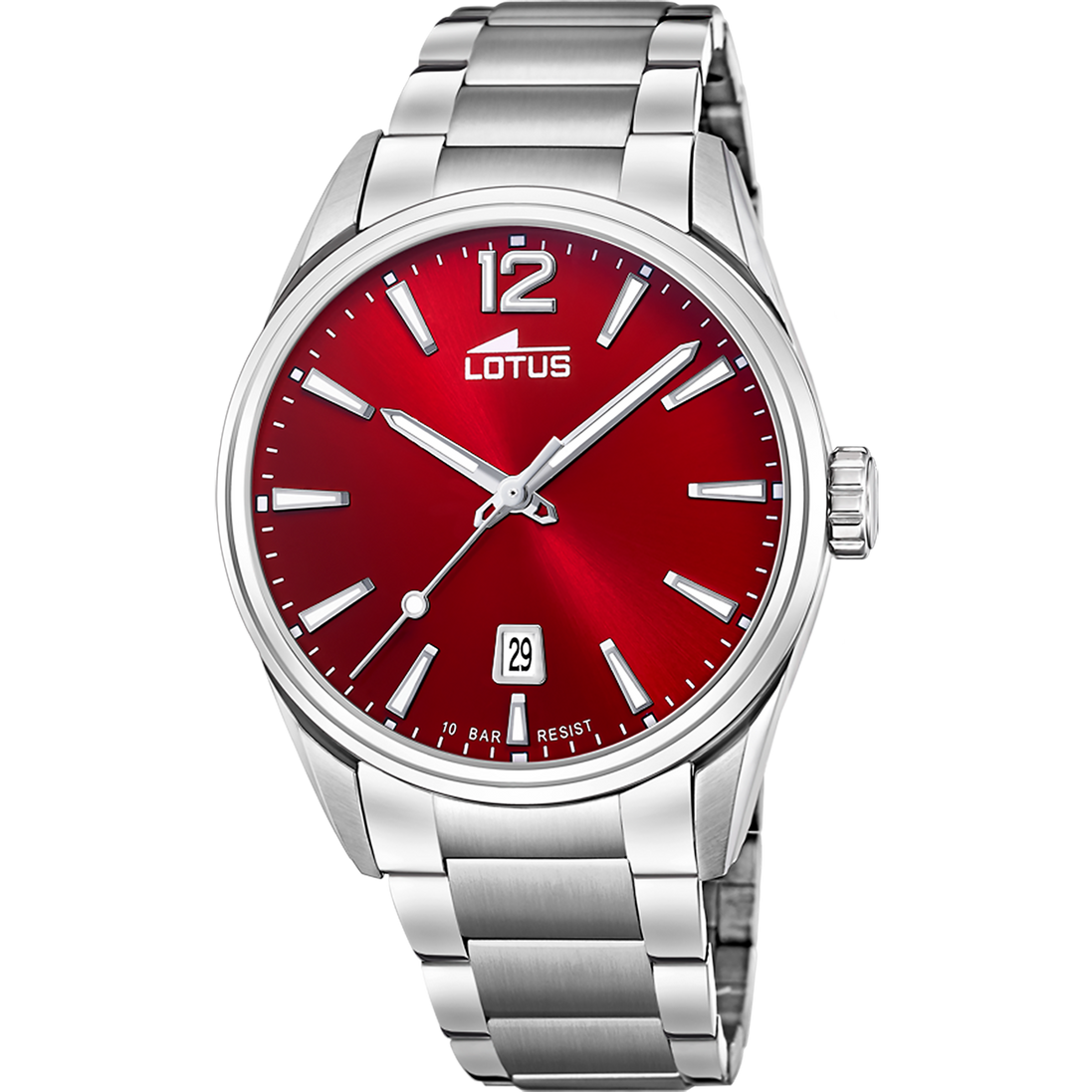OROLOGIO LOTUS MINIMALIST 18692/5 ROSSO CINGHIA ACCIAIO INOSSIDABILE 316L, UOMO