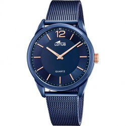 OROLOGIO LOTUS 18735/2 AZZURO CINGHIA ACCIAIO INOSSIDABILE 316L, UOMO