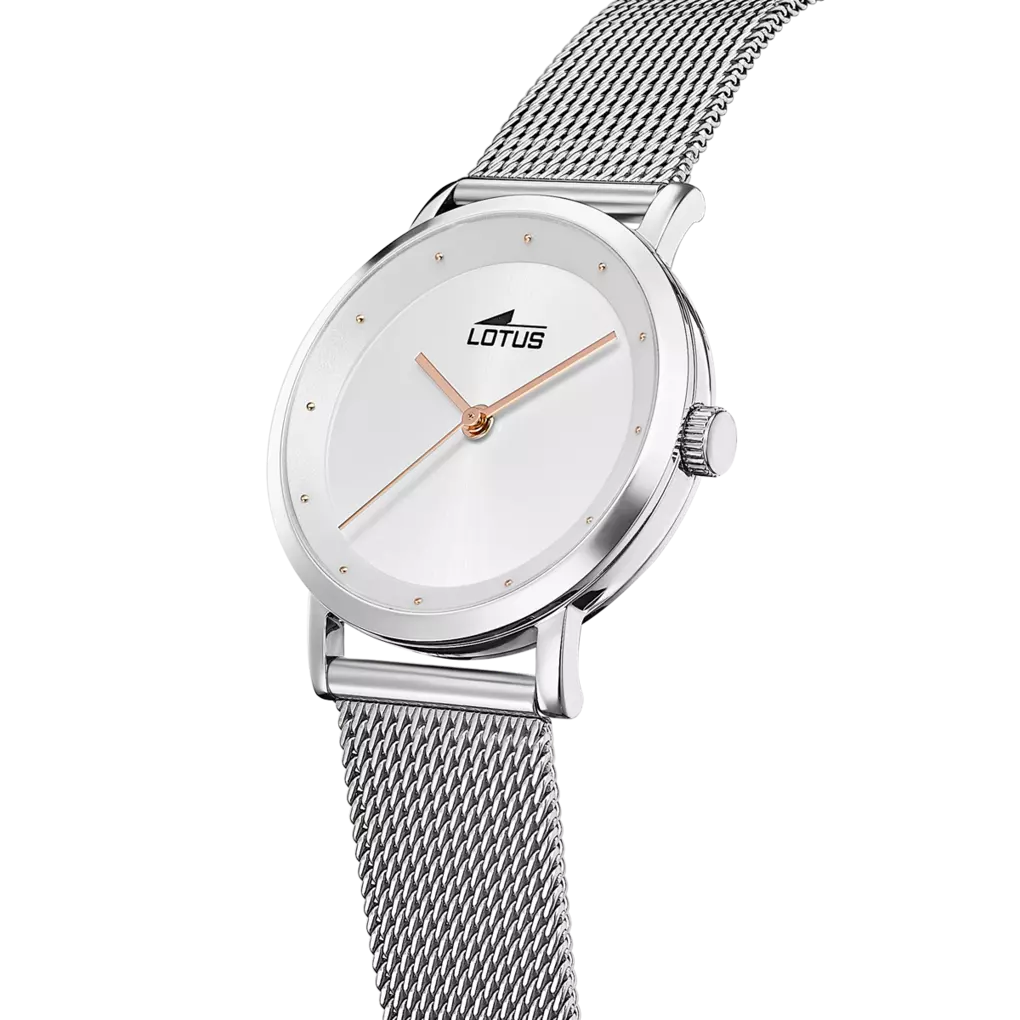 OROLOGIO LOTUS TRENDY 18790/1 ARGENTO BRACCIALE IN ACIAIO, DONNA