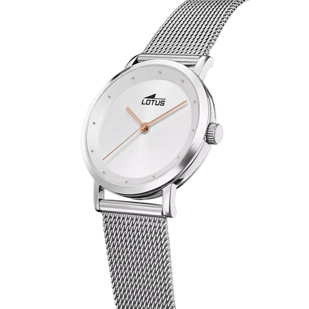 OROLOGIO LOTUS TRENDY 18790/1 ARGENTO BRACCIALE IN ACIAIO, DONNA