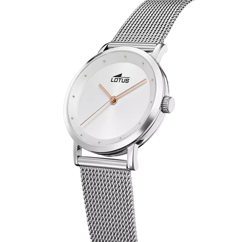 OROLOGIO LOTUS TRENDY 18790/1 ARGENTO BRACCIALE IN ACIAIO, DONNA