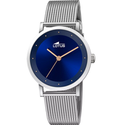 Lotus Trendy orologio 35mm donna azzurro bracciale in acciaio 18790/2