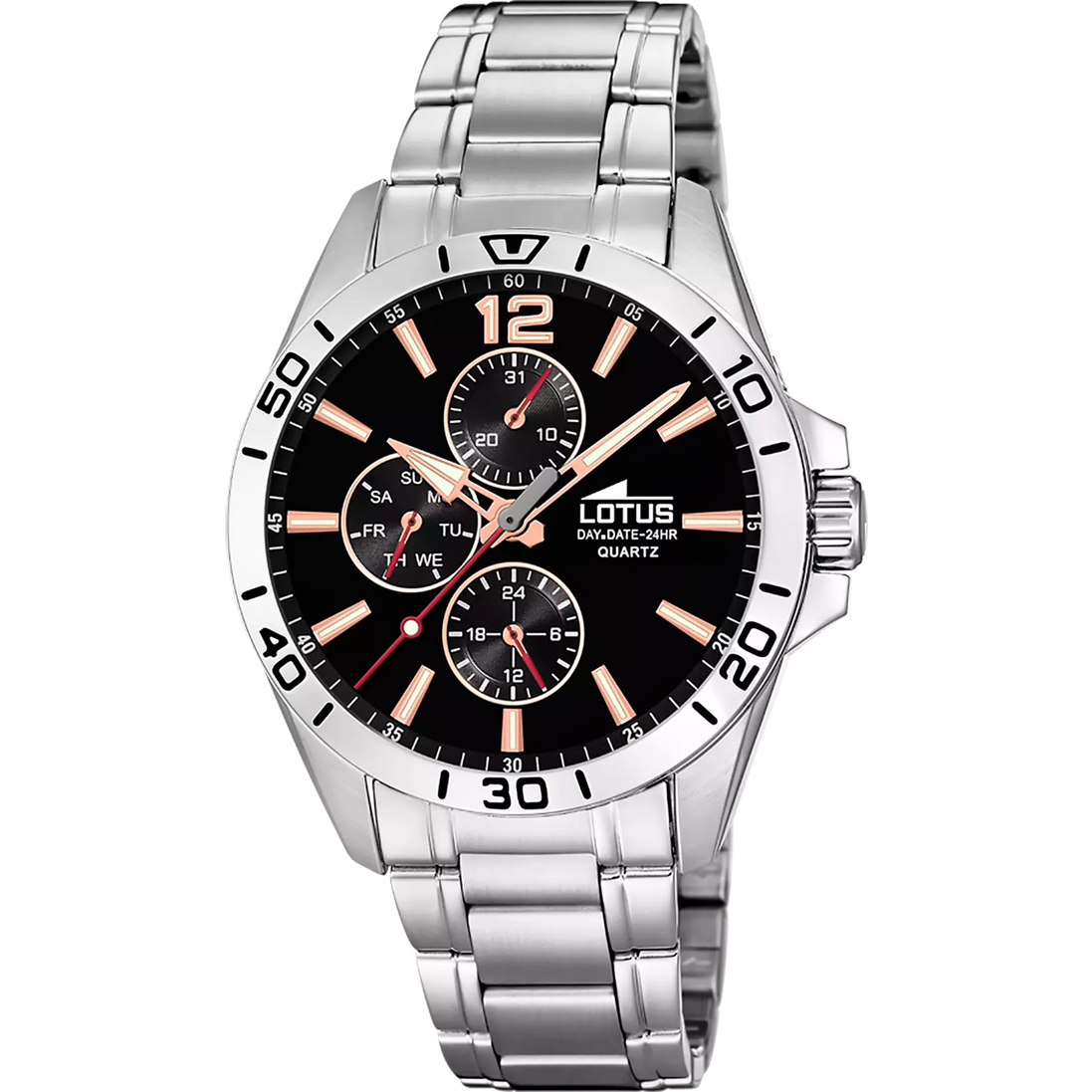 LOTUS - OROLOGIO 18812/6 NERO BRACCIALE IN ACIAIO