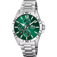 OROLOGIO LOTUS 18812/7 VERDE CINGHIA ACCIAIO, UOMO