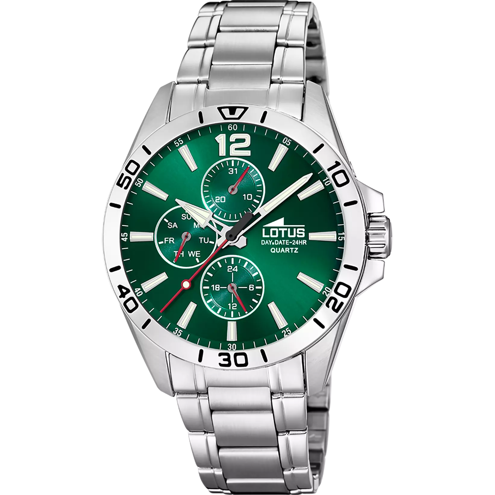 OROLOGIO LOTUS 18812/7 VERDE CINGHIA ACCIAIO, UOMO